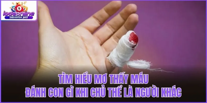 Tìm hiểu mơ thấy máu đánh con gì khi chủ thể là người khác